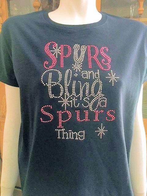 bling spurs t shirts